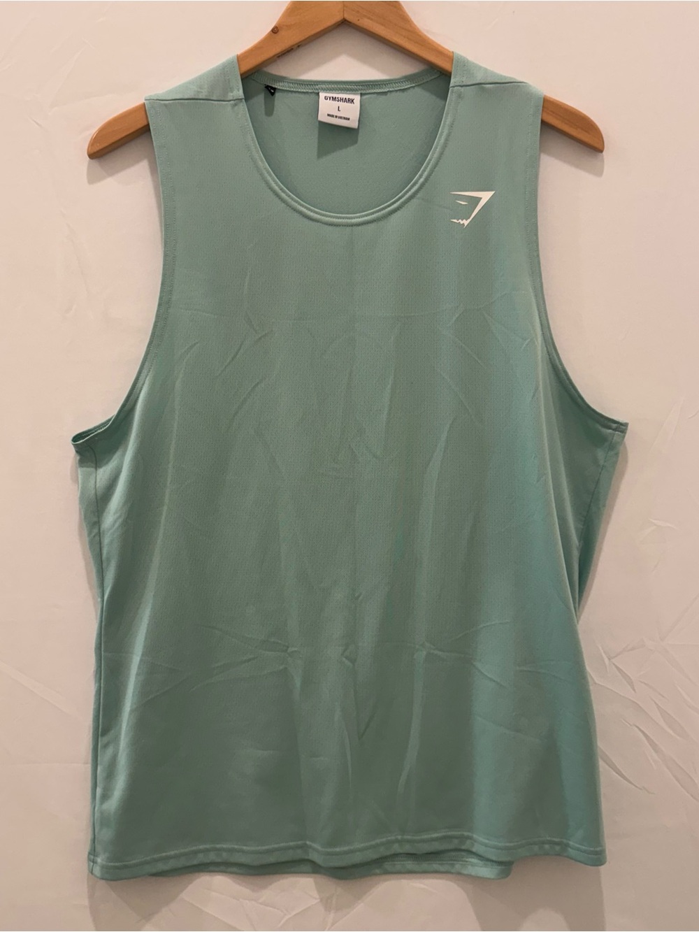 Gymshark Men’s Mint Green Sleeveless Training Tank